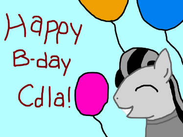 Birthday present for Cdla