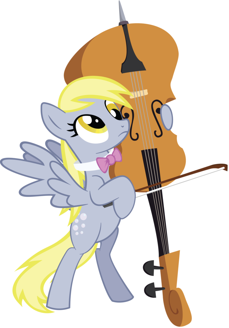 Derpy Hooves Playing The Cello