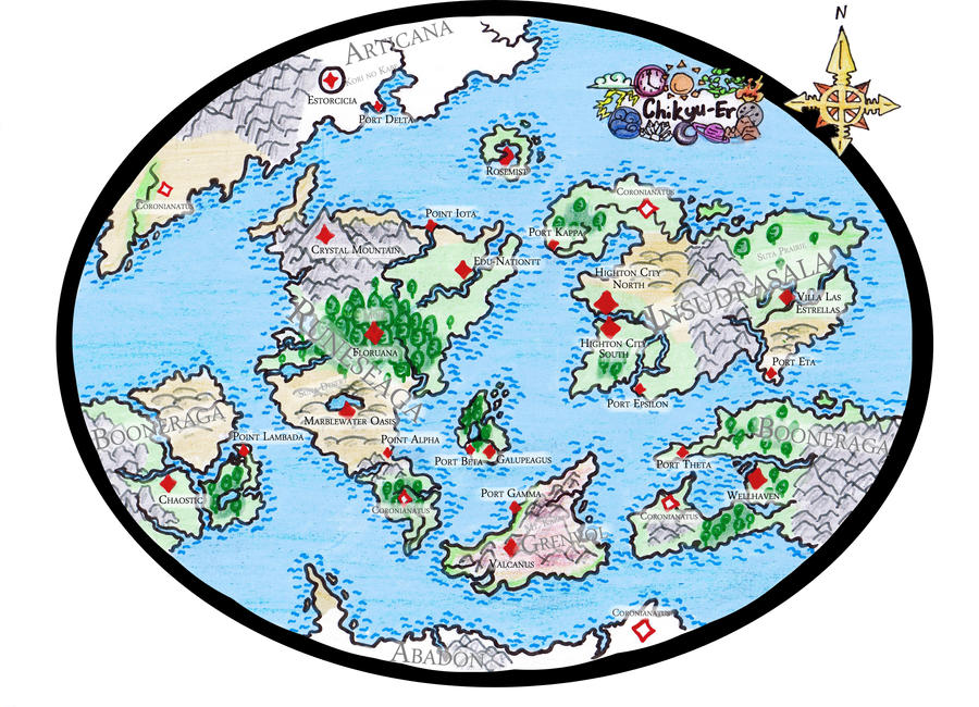 Eh Map EH World Map by oOToetjeOo on DeviantArt