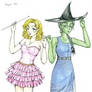 Wicked- Galinda + Elphaba