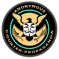 Anonymous Counter Propaganda Logo