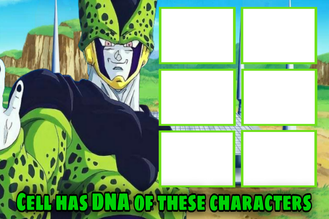 Cell has DNA of these characters Template