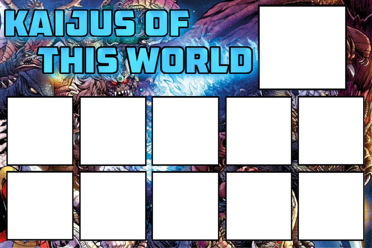 Kaijus of this World Template