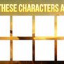 These characters are alive Template