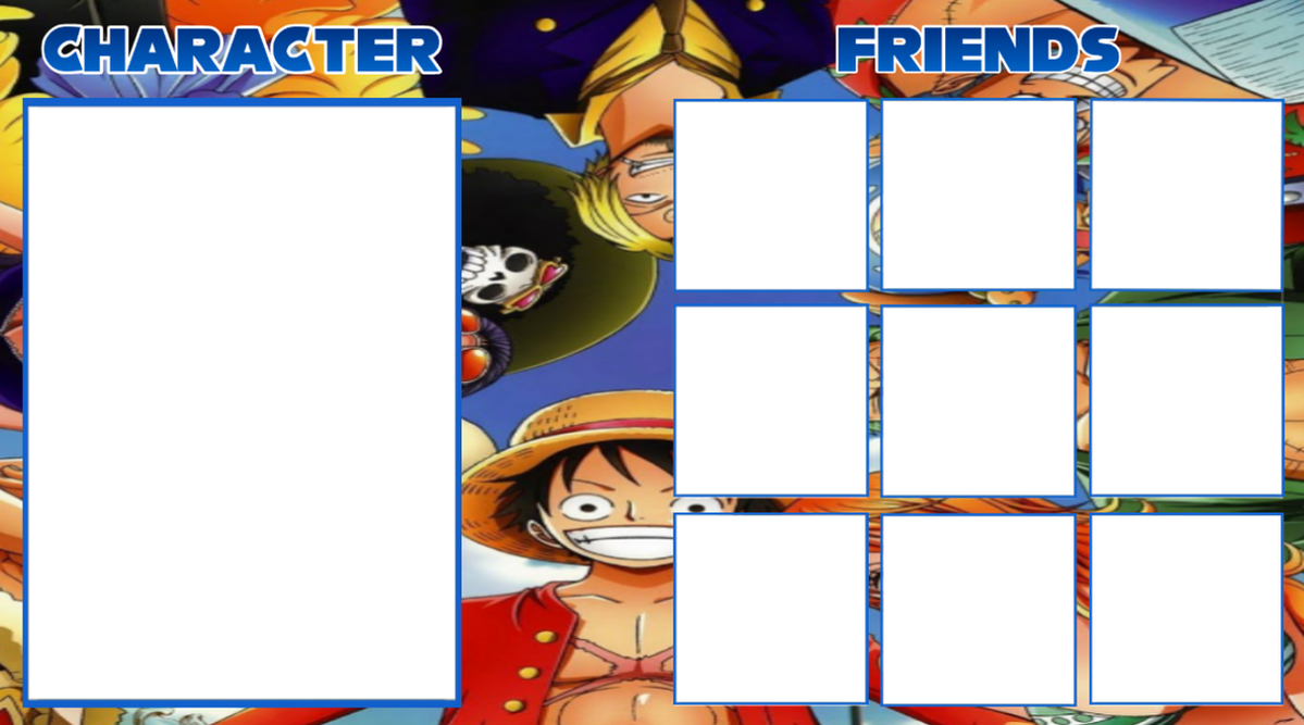 Character's friends template by AxL-2 on DeviantArt