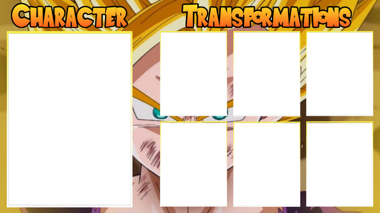 Character's transformations Template