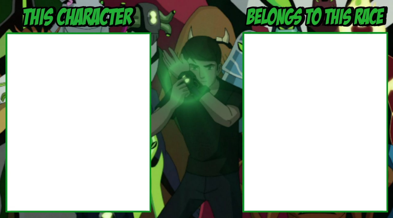 Character belongs to this race Template
