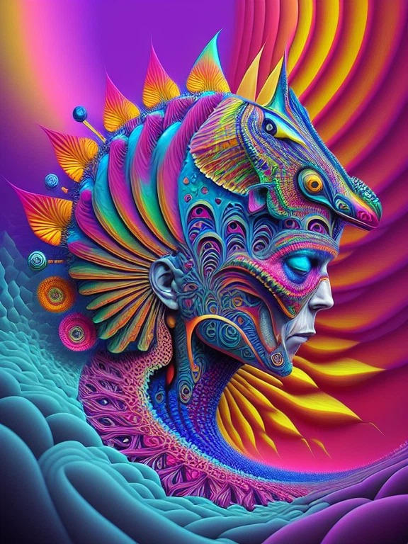 DMT entity with shell like features by Ninjuhdelic on DeviantArt