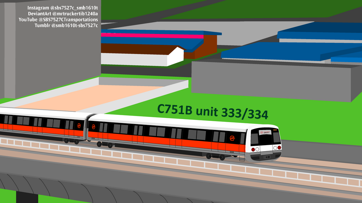 Singapore MRT C751B Train - Approaching Eunos by mrtruckertib1240a on ...