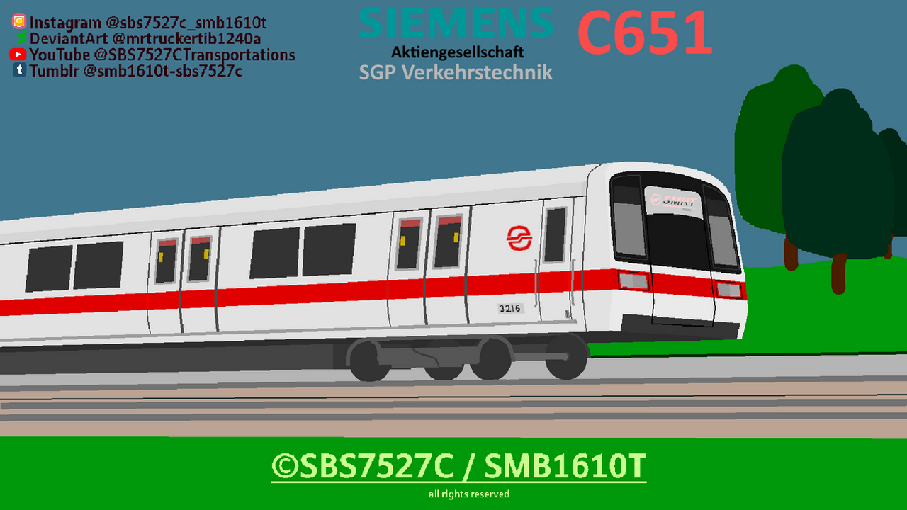 Smrt Rc651 SMRT Siemens AG C651 215/216 running in daytime by mrtruckertib1240a on ...