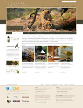 The safari website 2