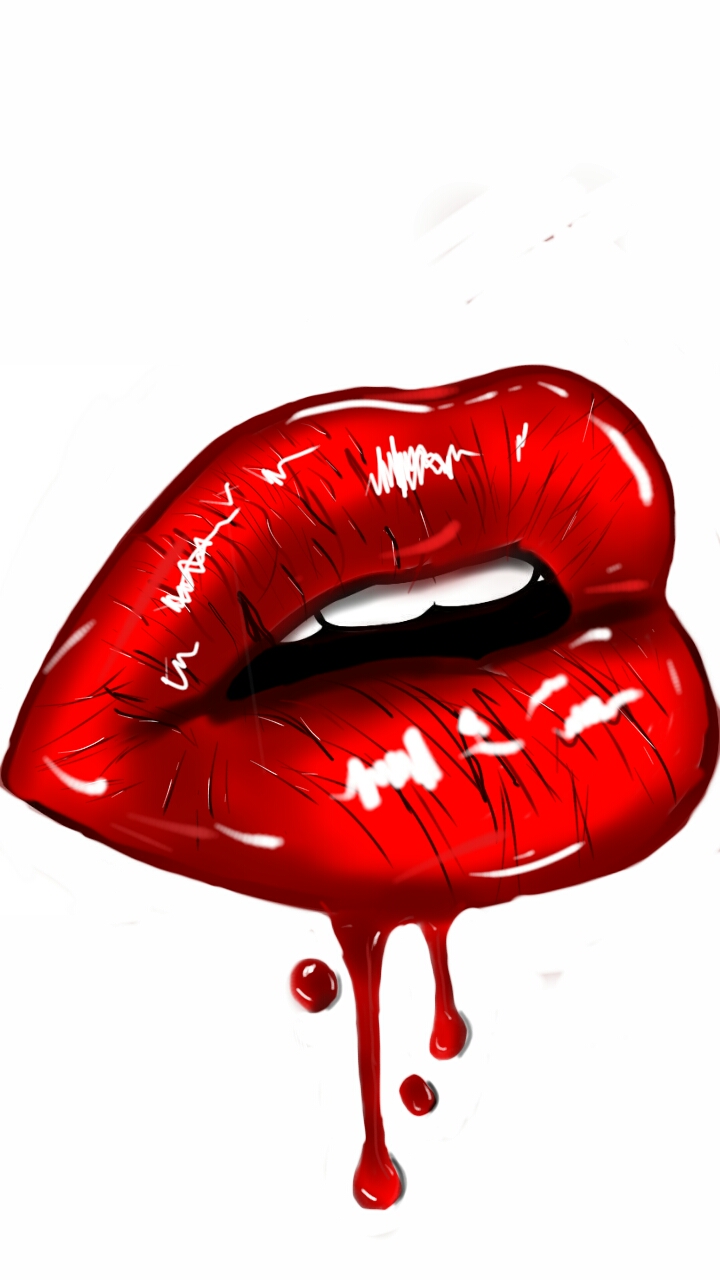 Dripping Lips by germsone on DeviantArt