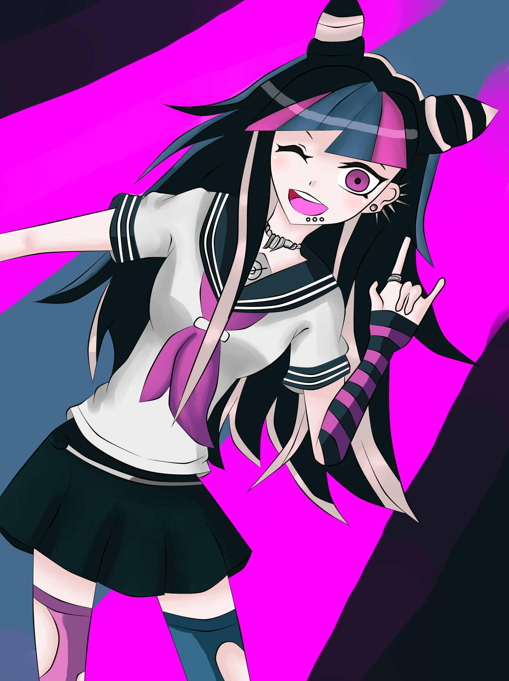 Ibuki Mioda Fan Art by EnaKun110499 on DeviantArt