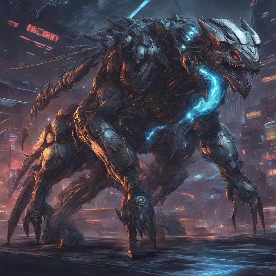 Deviantart Am Monster Rampage Cyber-Rex by ganymean28 on DeviantArt