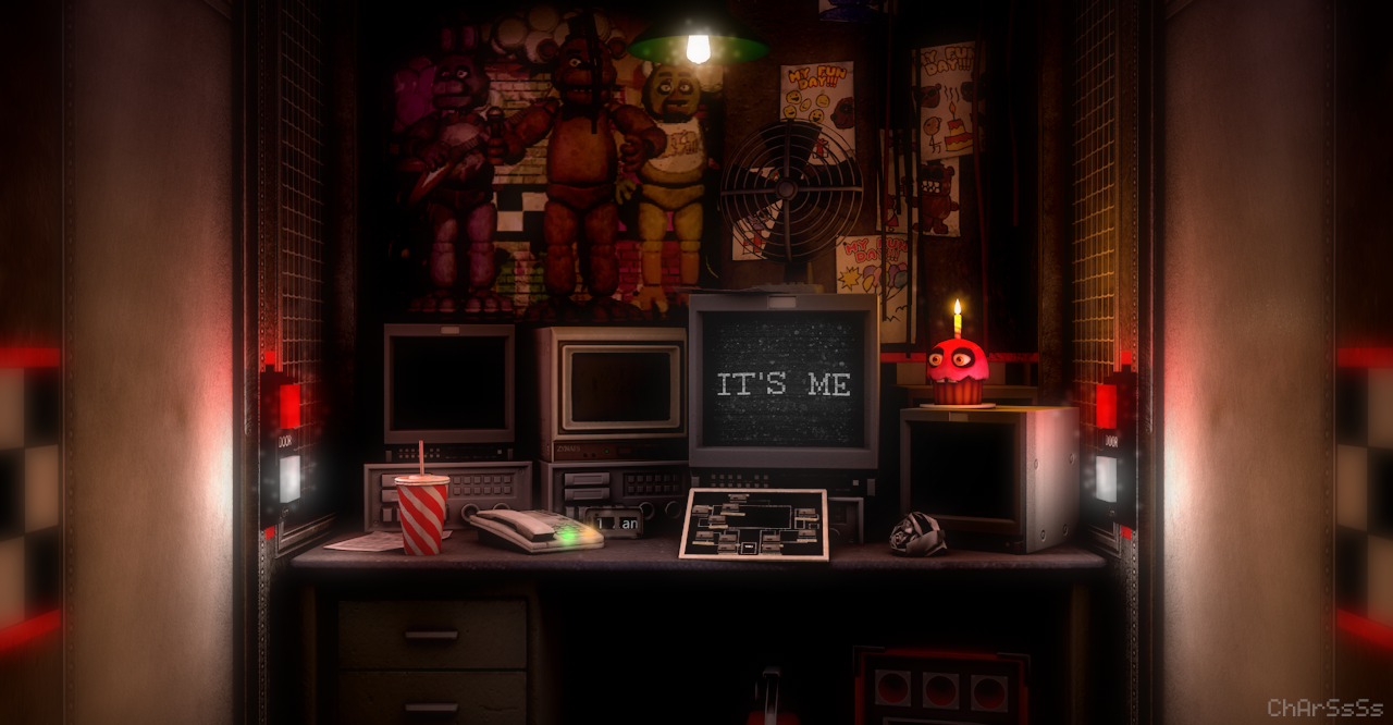 C4D)Fnaf 1 HW Office by ChArSsSs on DeviantArt