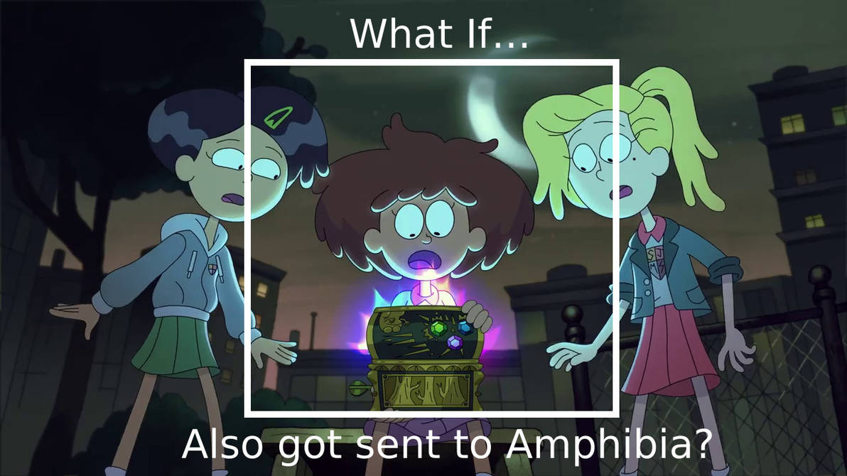 Amphibia Alt Outcome What If also got sent to Amphibia? Template by con1011 on DeviantArt