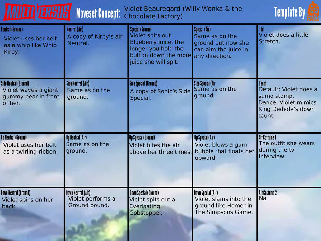 Multiversus Violet Move Set Concept by con1011 on DeviantArt