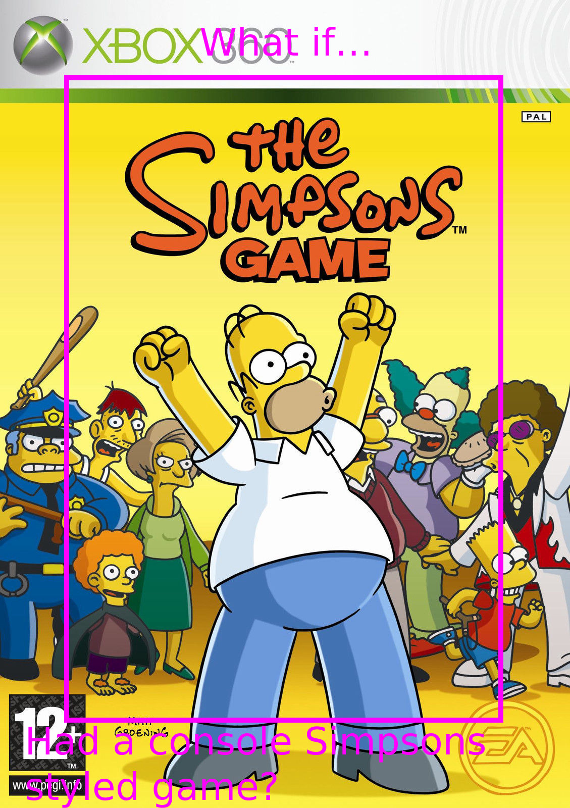 What if had console Simpsons styled game? by con1011 on DeviantArt