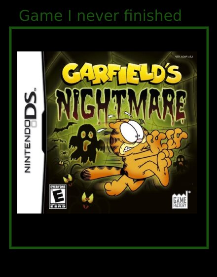 Game I never finished Garfields Nightmare by con1011 on DeviantArt