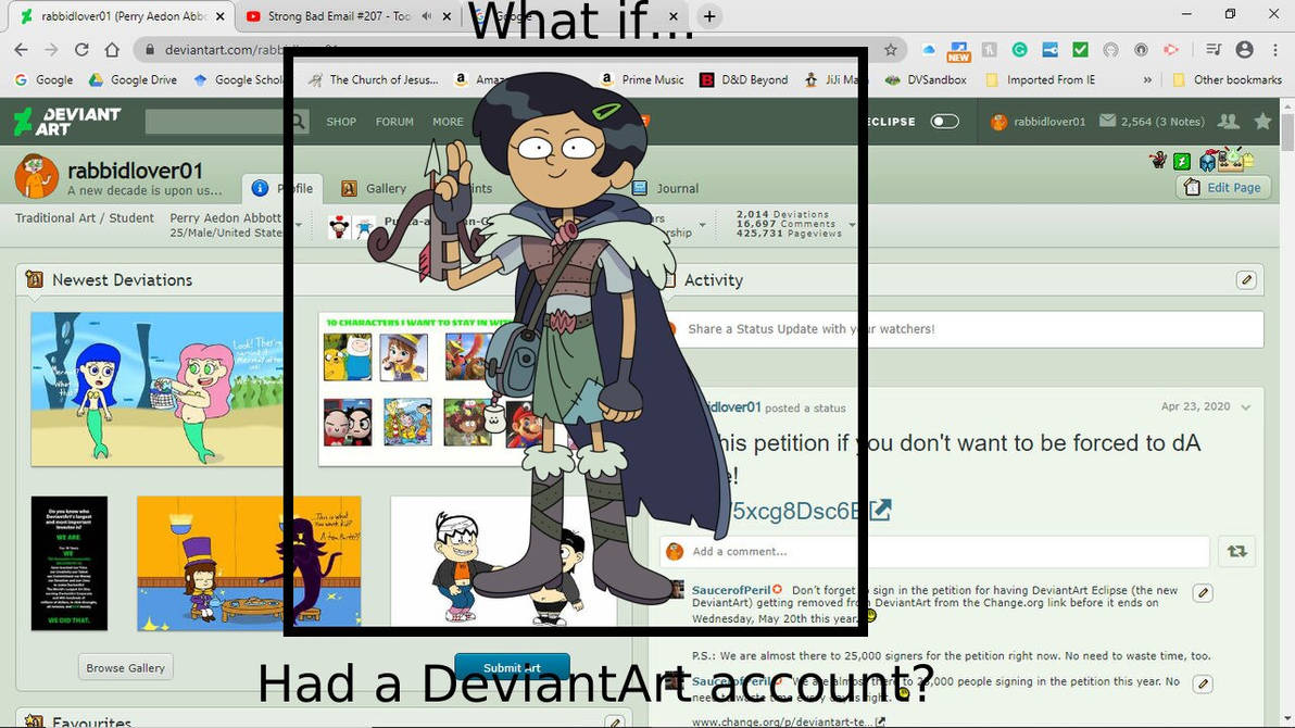 What if Marcy had a DeviantArt account? by con1011 on DeviantArt