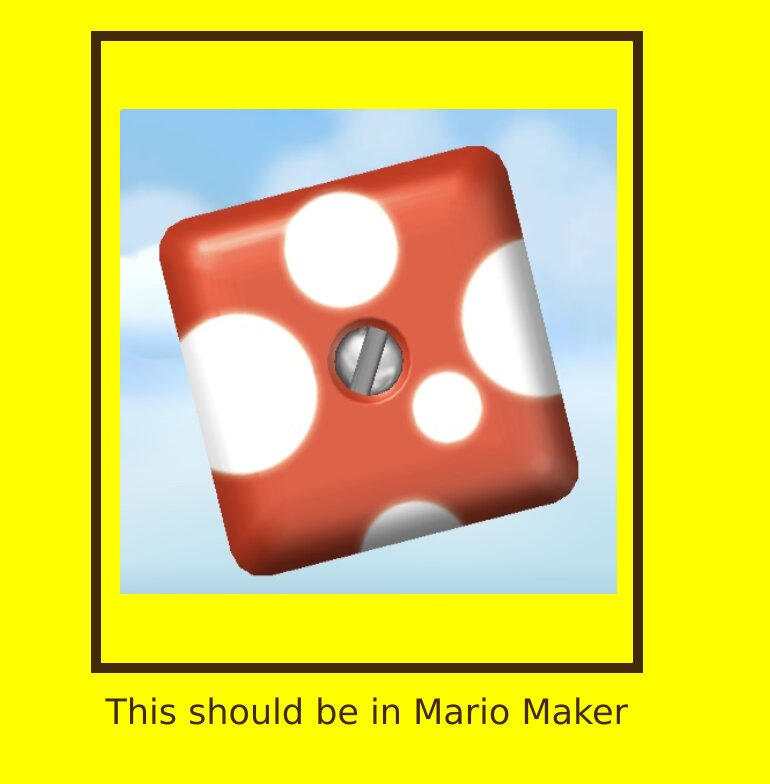 Rotating Mushroom Block should be in Mario Maker by con1011 on DeviantArt
