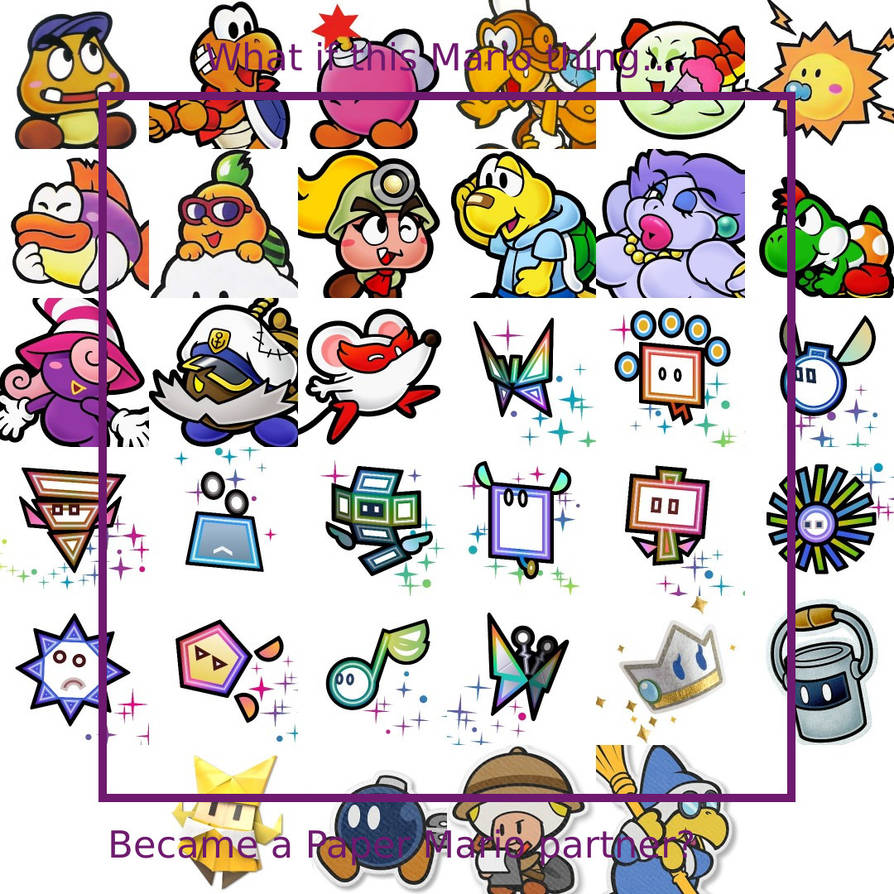 What if blank became a Paper Mario partner? by con1011 on DeviantArt