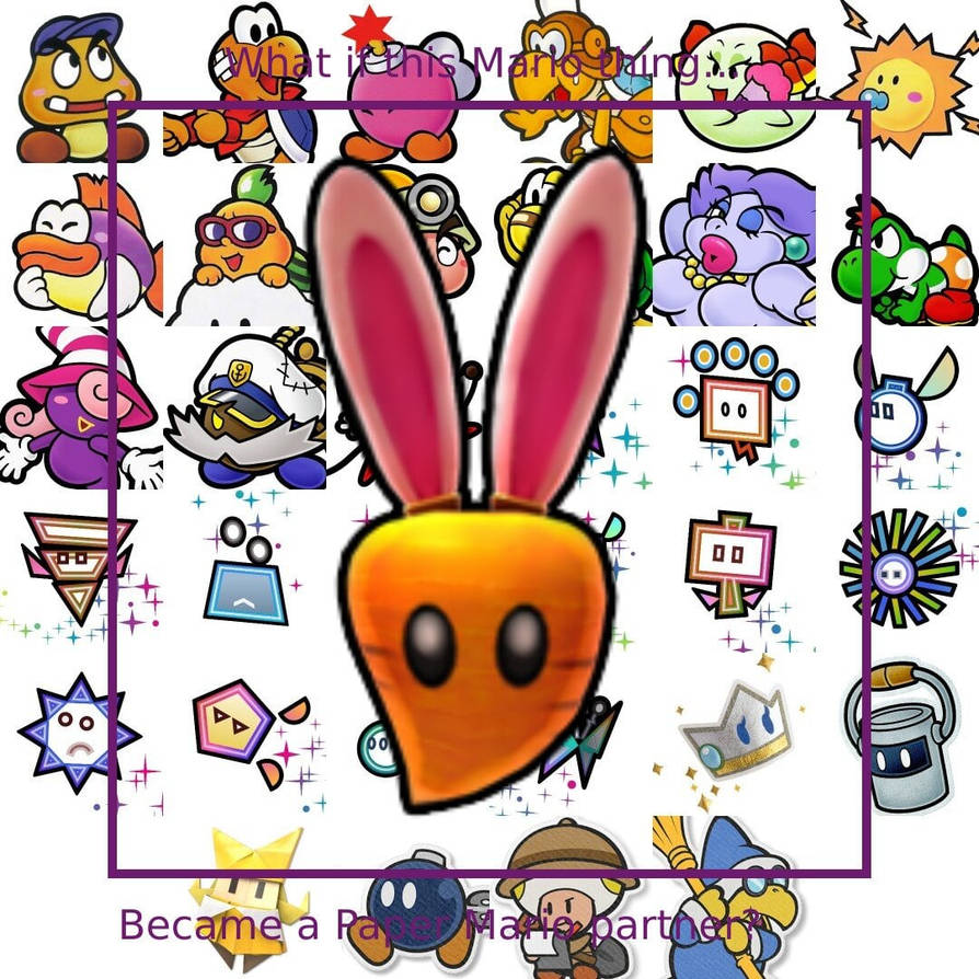 What if Rabbit Ear became a Paper Mario partner? by con1011 on DeviantArt
