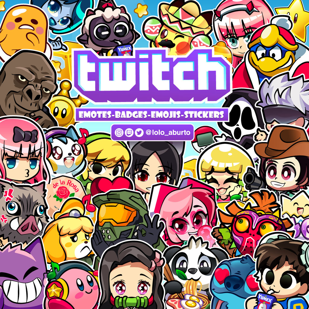 Custom Emotes Twitch by Lenchyx on DeviantArt