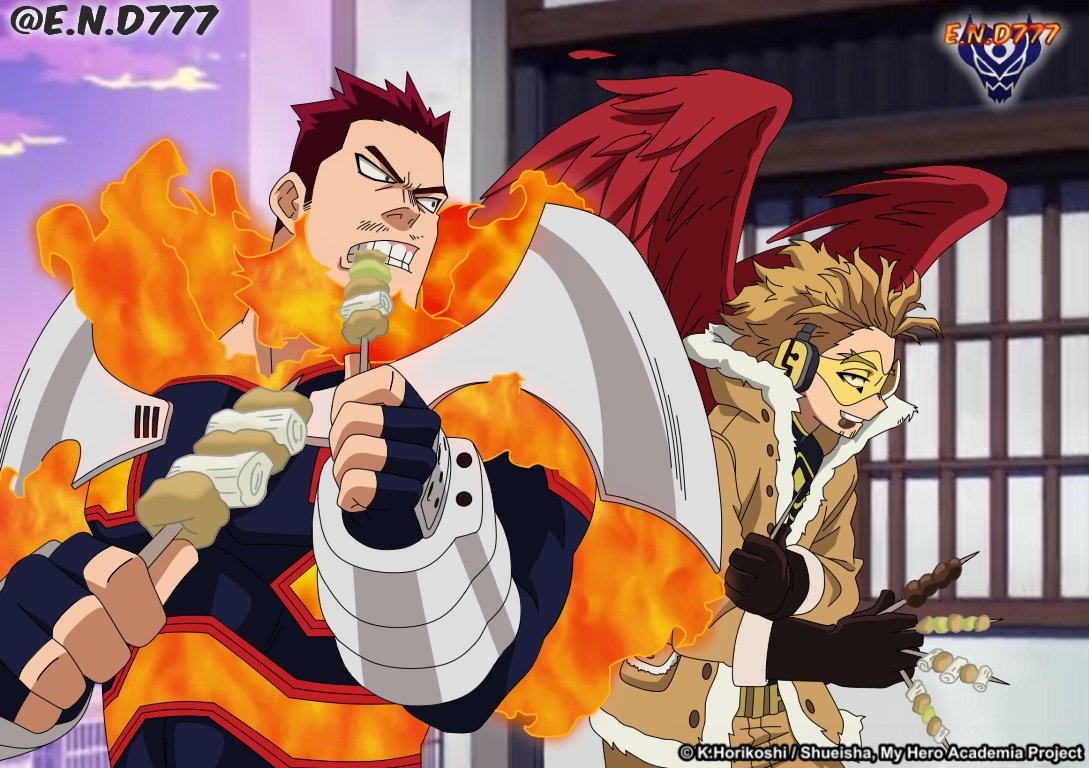 Endeavor and Hawks by END7777 on DeviantArt