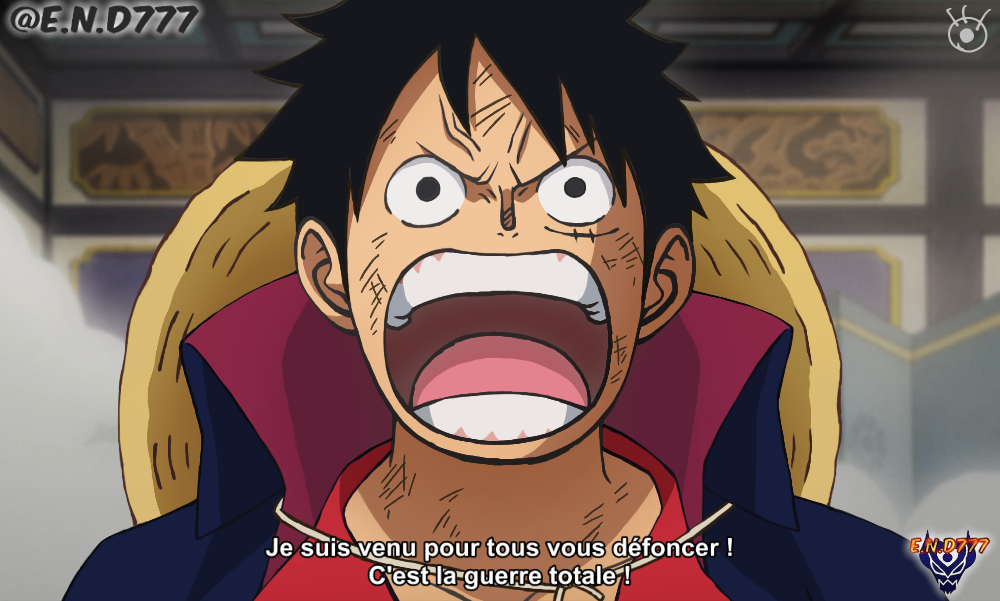 Luffy declara guerra ao governo mundial #anime #onepiece #luffy