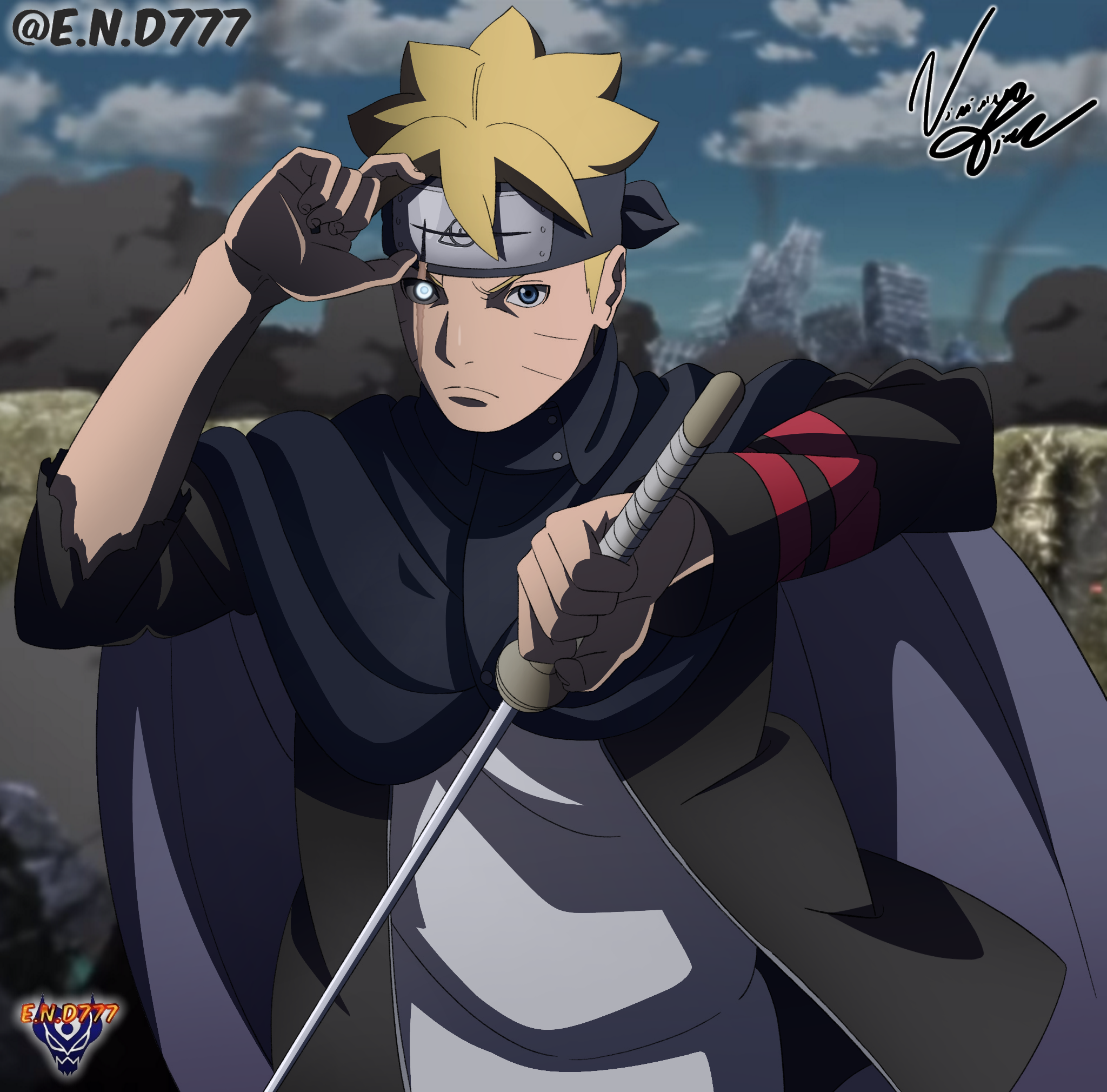 Boruto Uzumaki Post Time skip by END7777 on DeviantArt