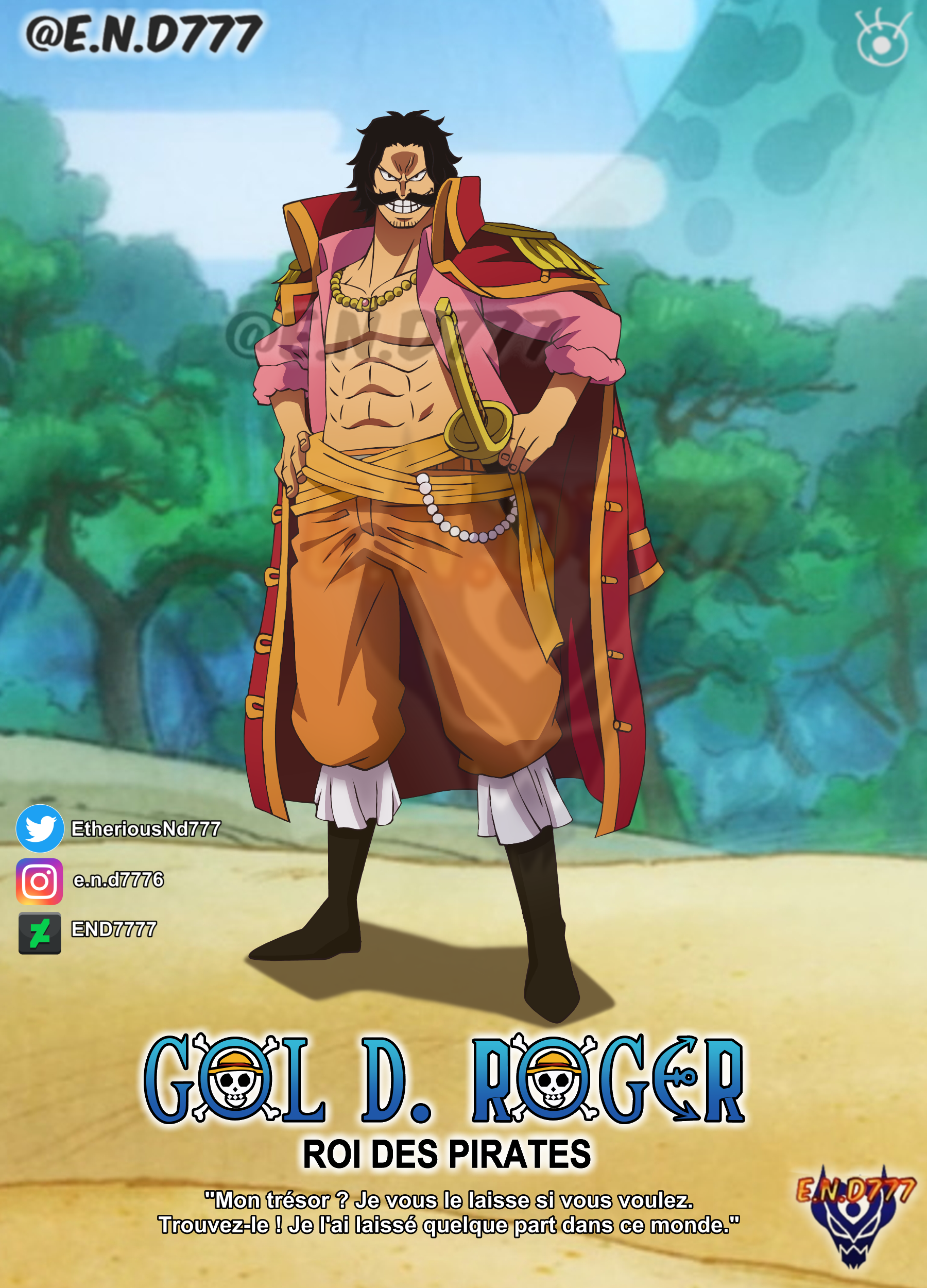 One Piece Gol D Roger By End7777 On Deviantart One Piece Gol D Roger By End7777 On Deviantart