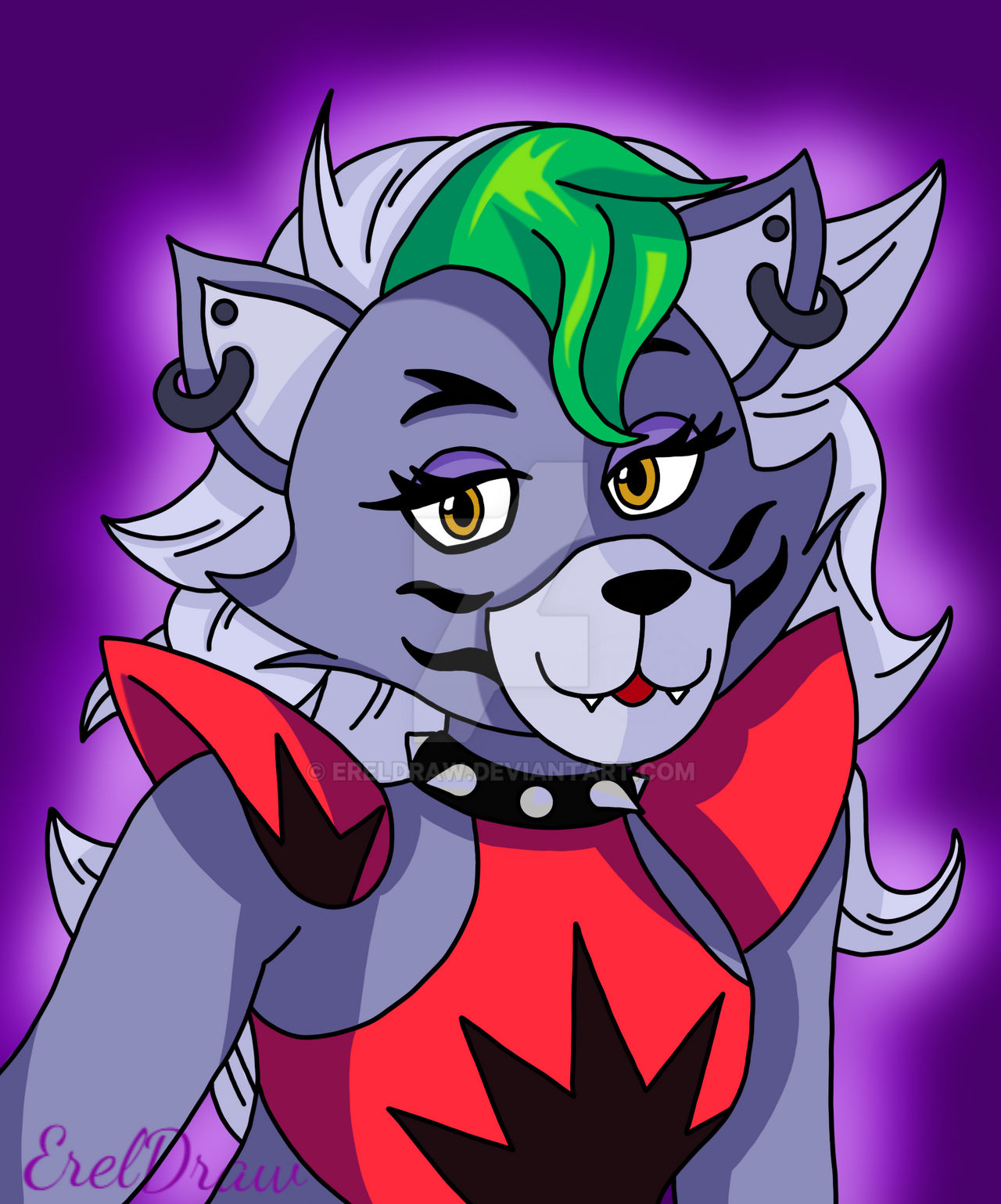 Fnaf Roxy Cosplay Roxy from Five Nights at Freddy's by ErelDraw on DeviantArt