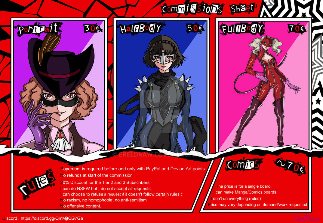 My Commission Sheet (New)