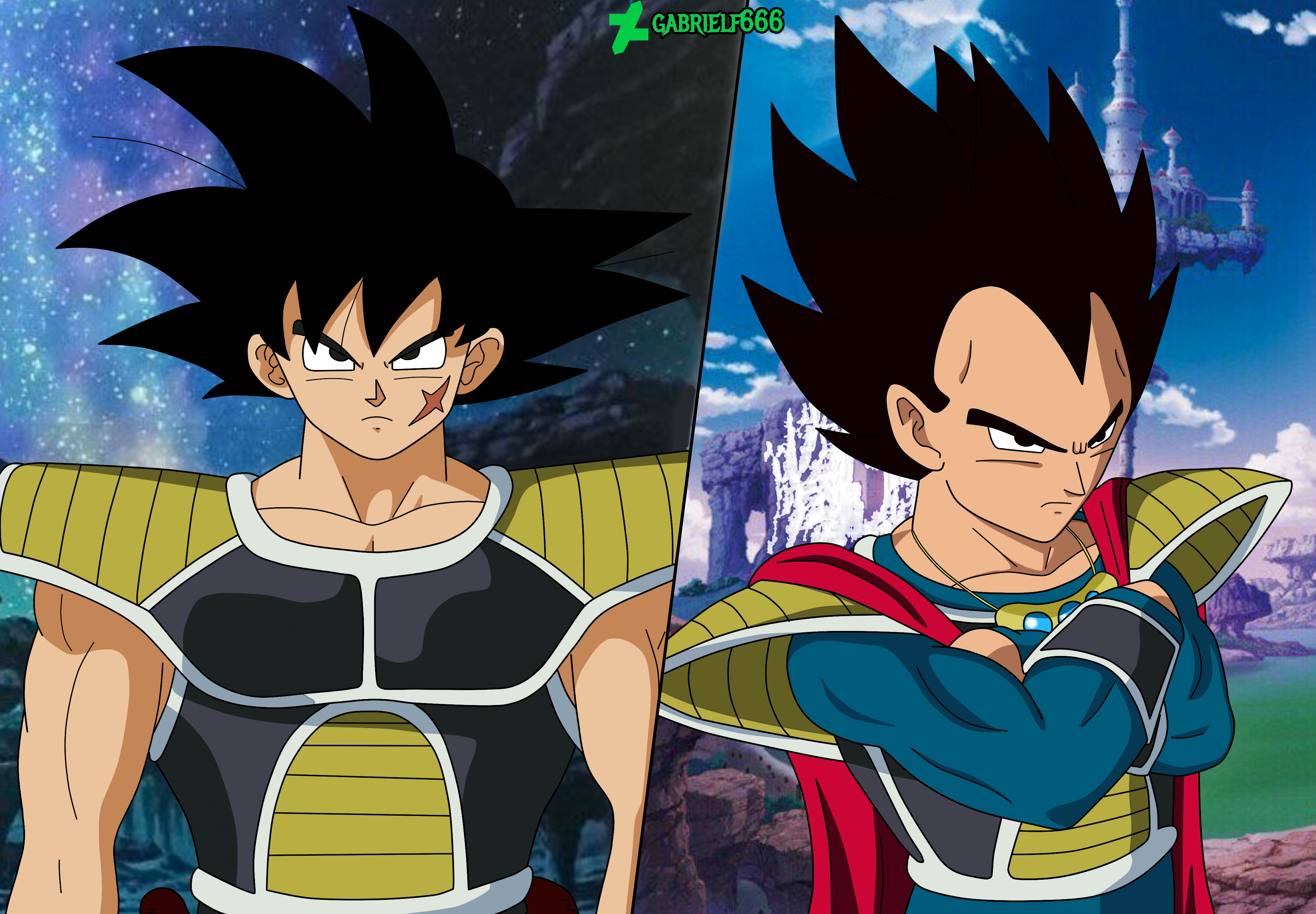 Dragon Ball Z/Super Poster Freeza Goku Vegeta Bardock King Vegeta