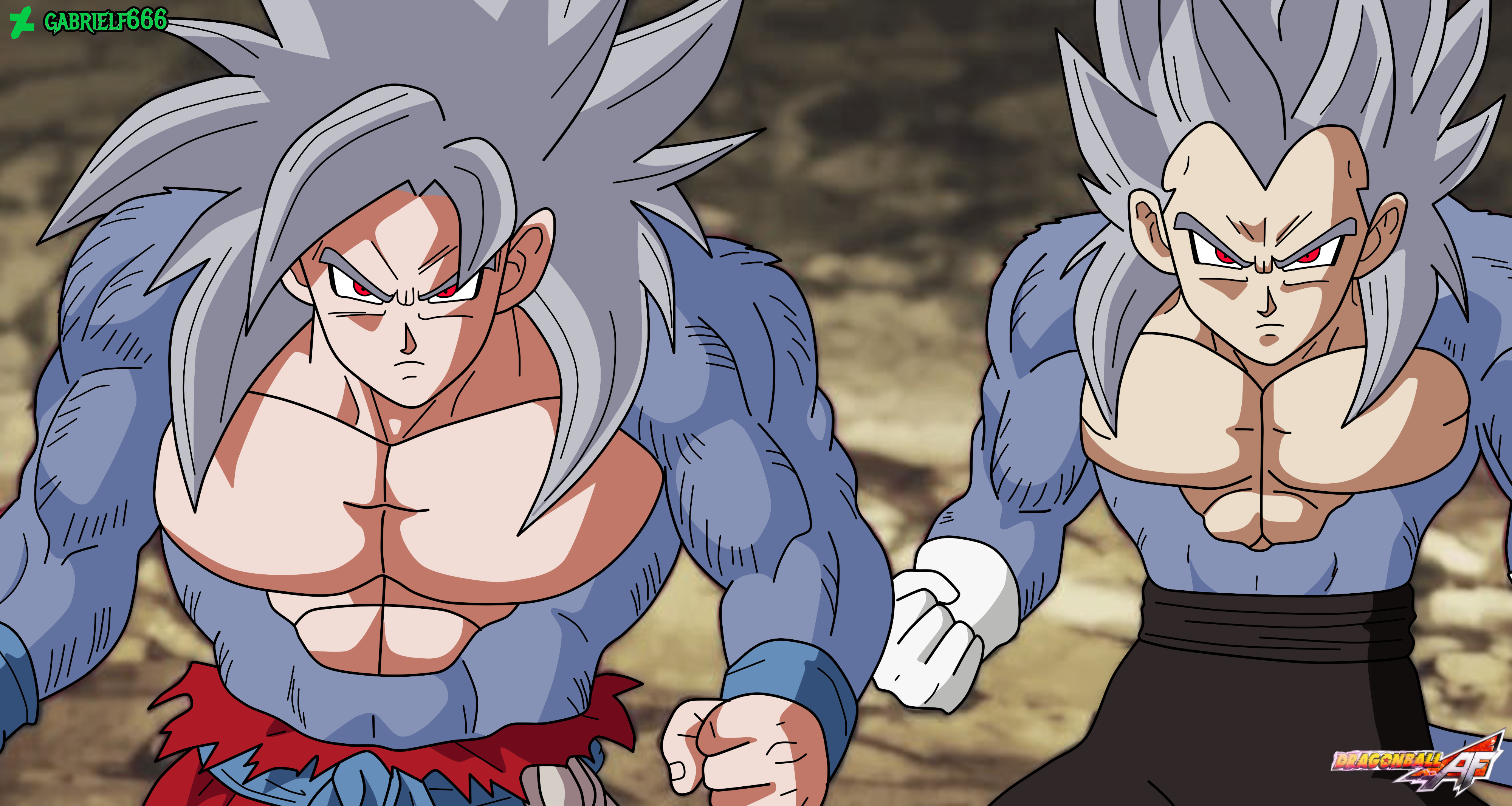 Goku y vegeta ssj5