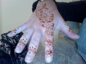 Henna Hand Art