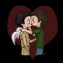 Spn: Gift - Dean Heart Castiel