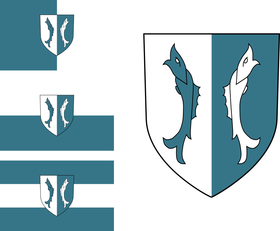 Alternative Cidaris COA (and 3 flag variants)