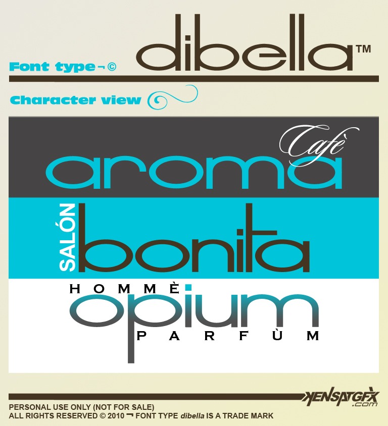 dibella font type