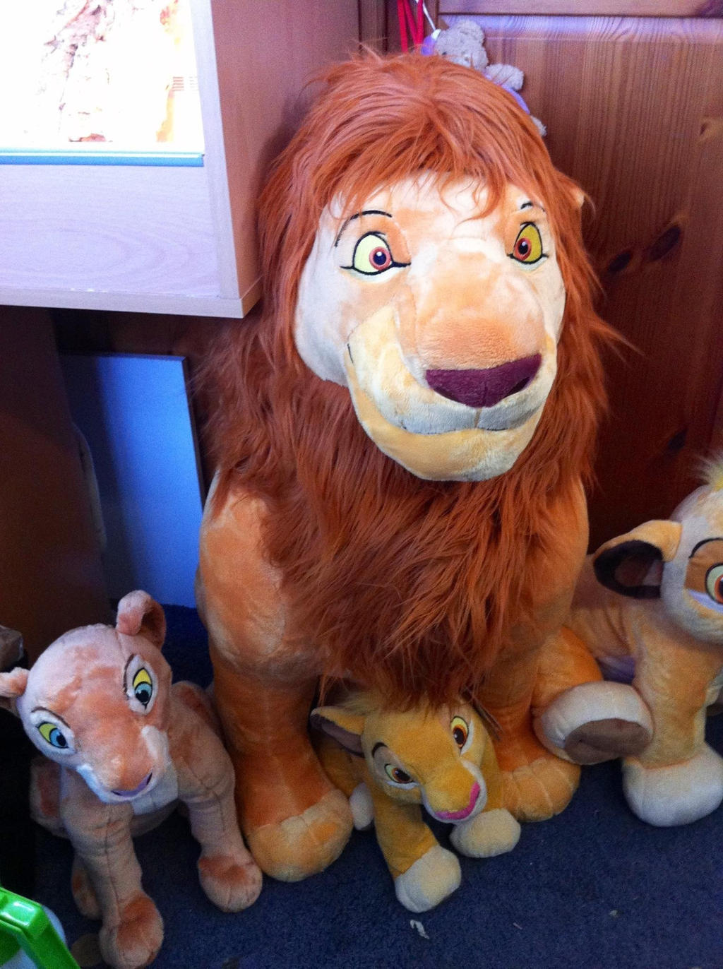 Giant Mufasa plush