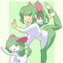Kirlia and Ballerina Girl