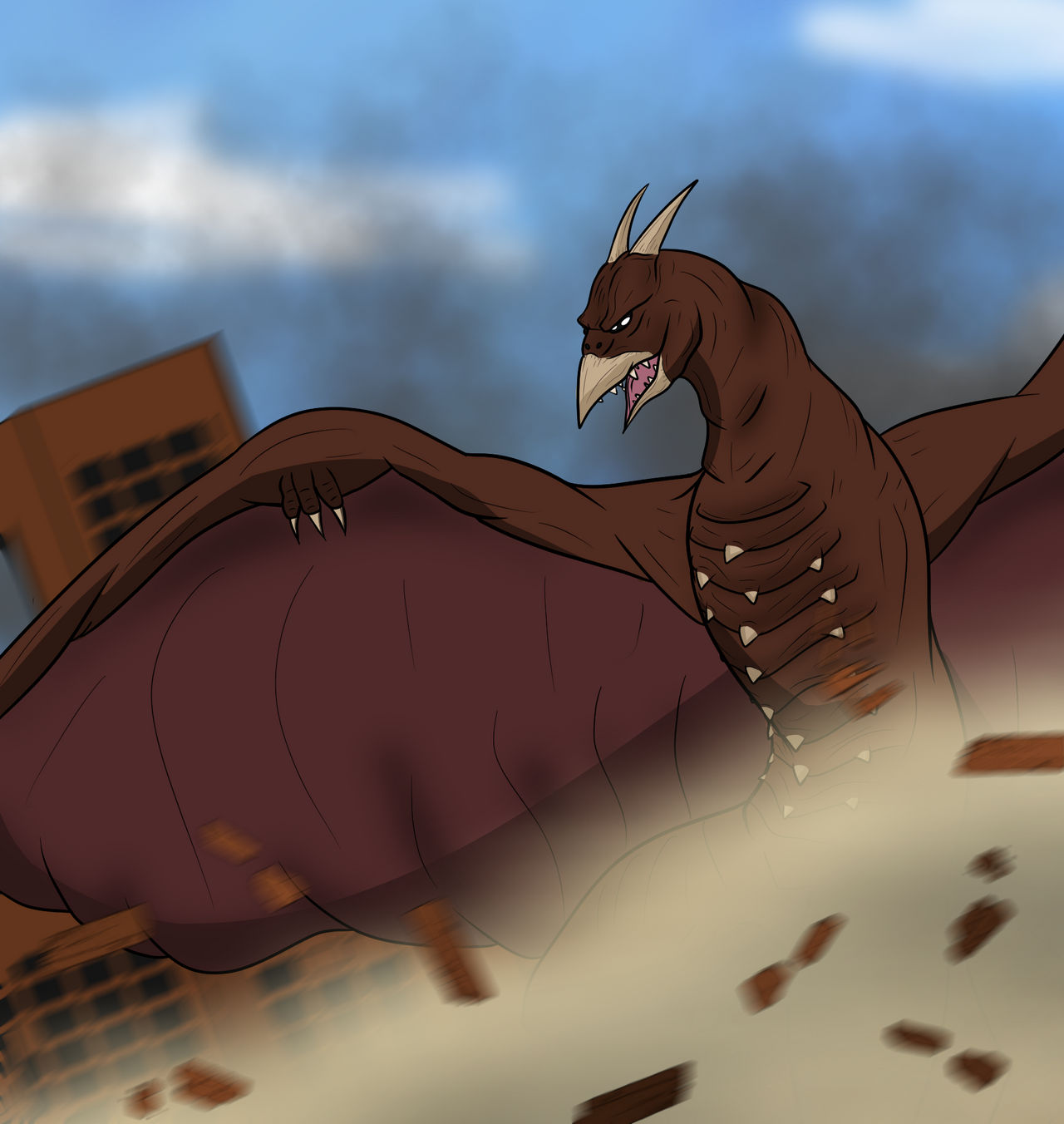 Aztec Rodan Rodan 1956 by LockTrash on DeviantArt
