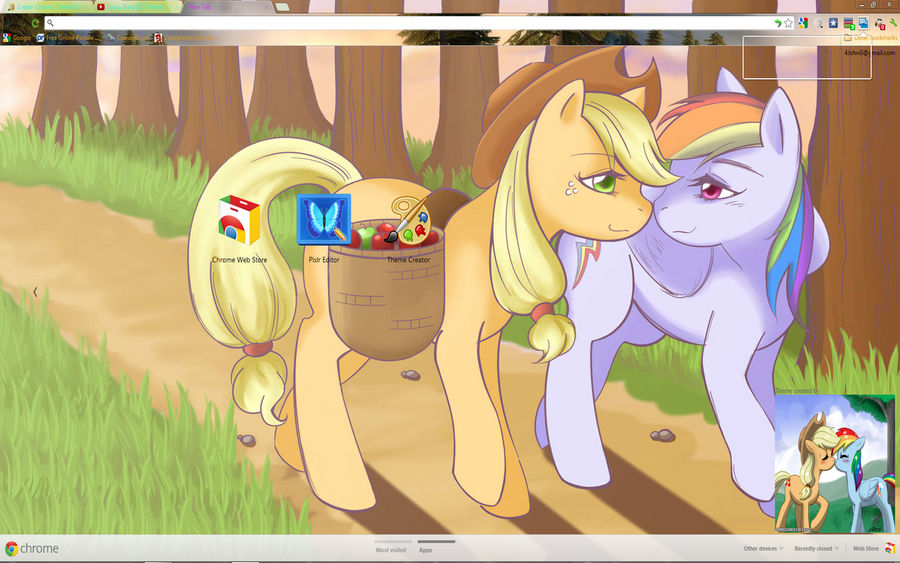 Appledash A trot at twilight