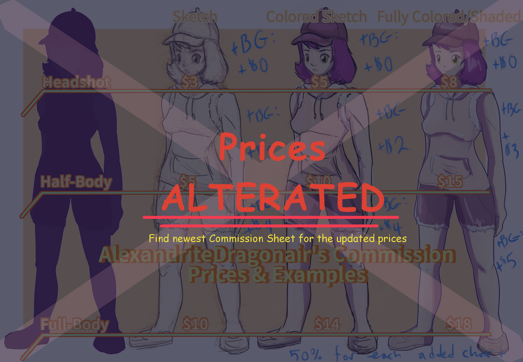 +COMMISSION PRICES/EXAMPLES+ by KrystalDragonair on DeviantArt