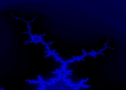 Mandelbrot Blue