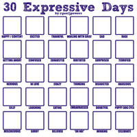 30 Expressive Days Template