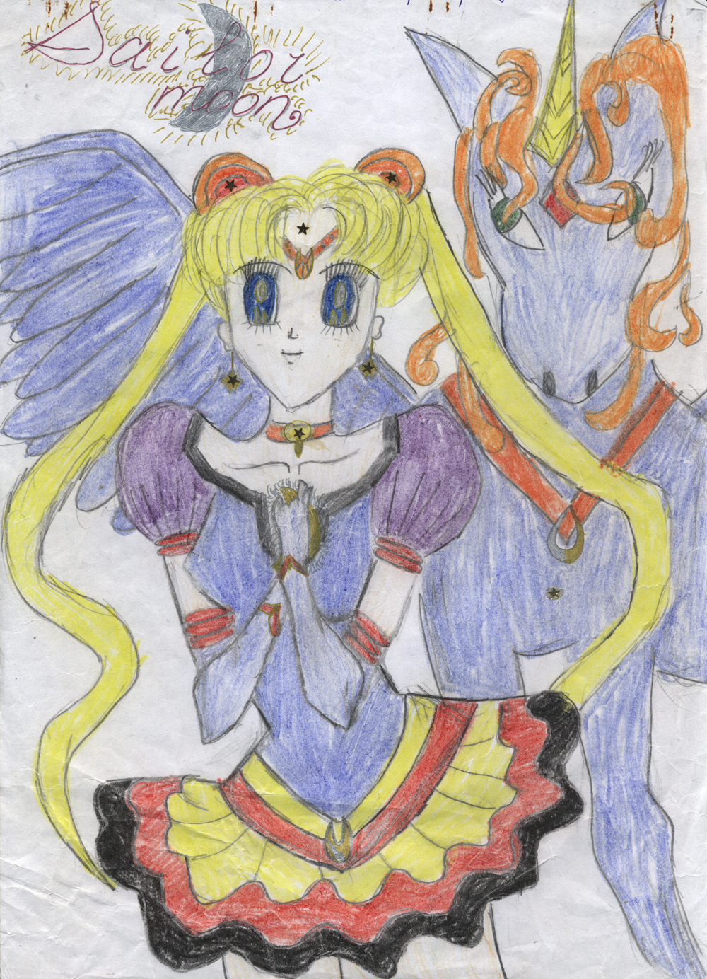 Sailor Moon and Pegasus