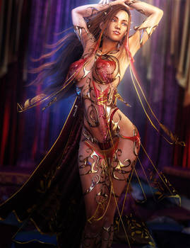 Salome's Dance of the Seven Veils, Fantasy 3D-Art
