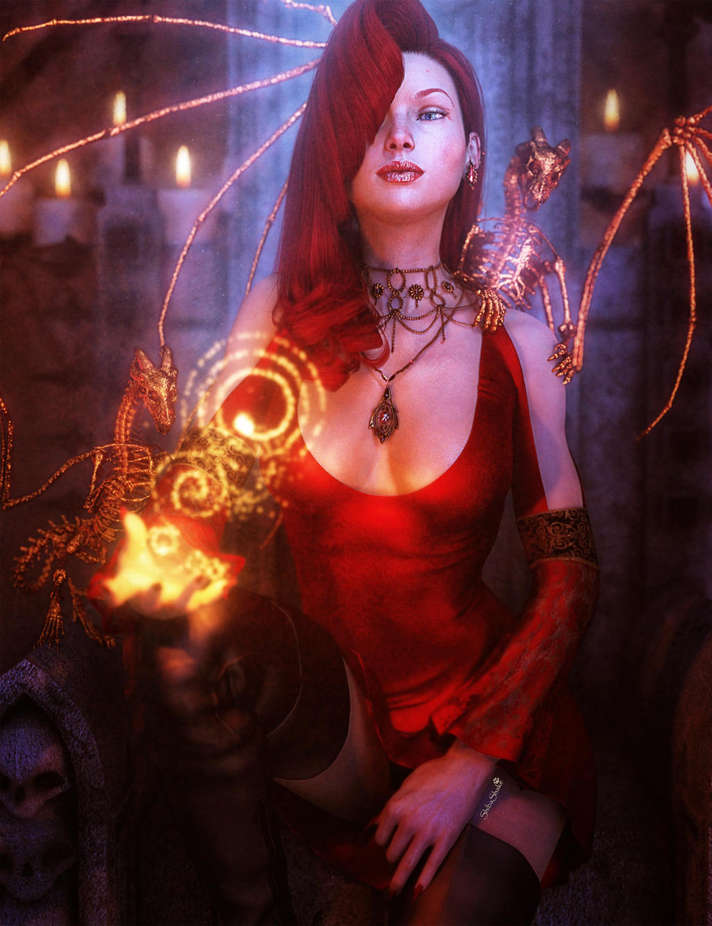 The Red Queen Fantasy Art